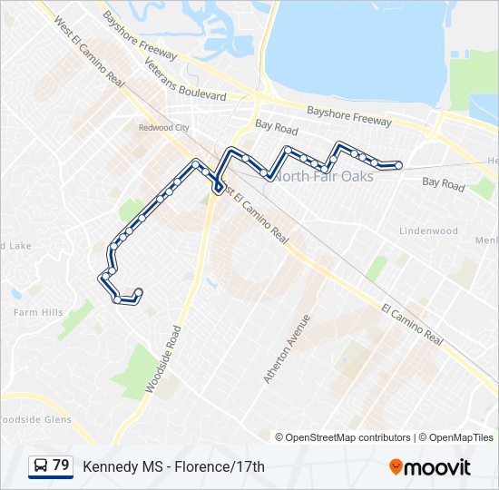79 Bus Line Map