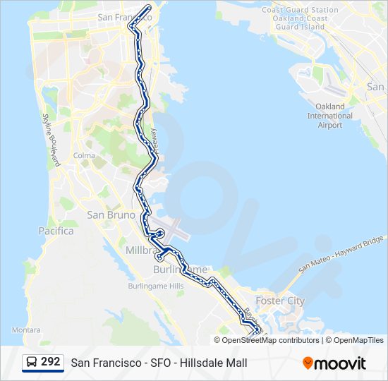 292 Route Schedules Stops Maps San Francisco Updated 292 Route Schedules Stops Maps San Francisco Updated