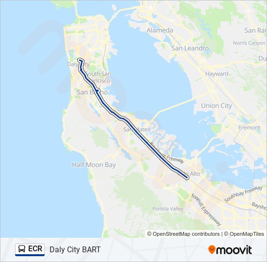 Mapa de ECR de autobús