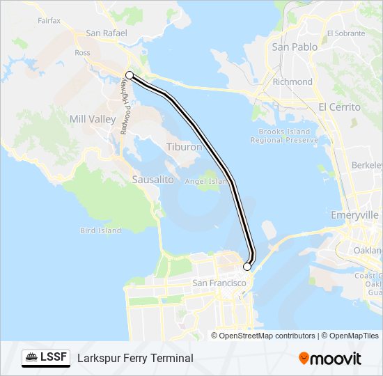 Mapa de LSSF de ferry
