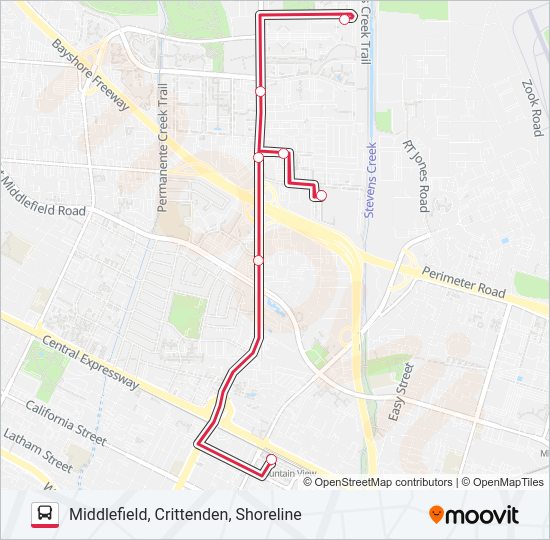 B - PM CONCERT Bus Line Map