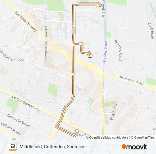 B - PM CONCERT Bus Line Map