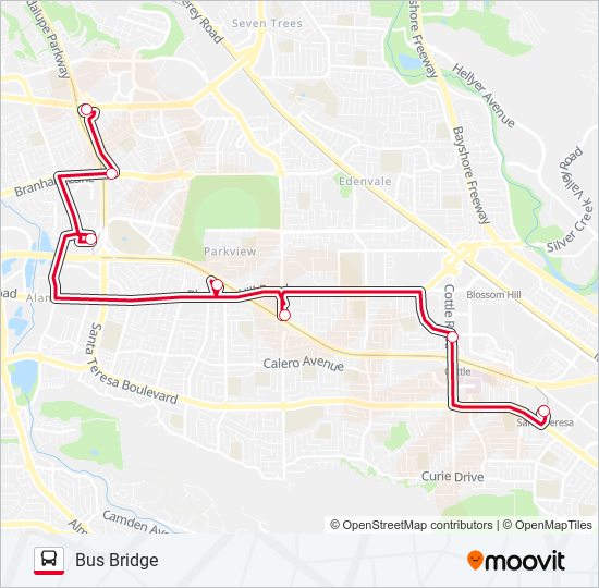BB (6/12-7/1) Bus Line Map