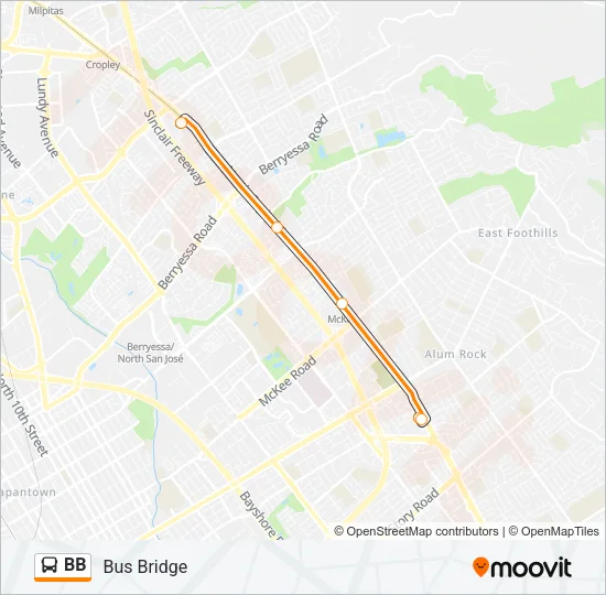 BB Bus Line Map