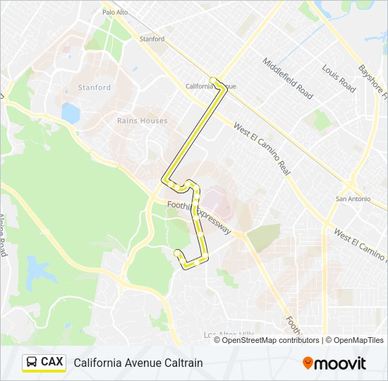 CAX Bus Line Map
