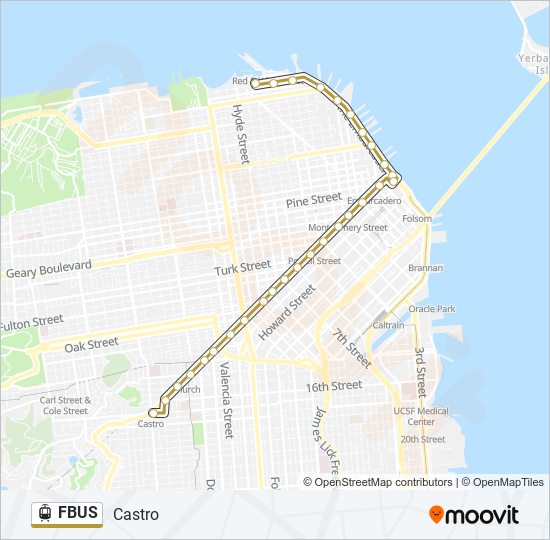 FBUS light rail Line Map