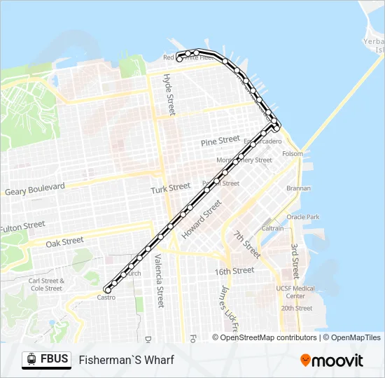 FBUS Light Rail Line Map
