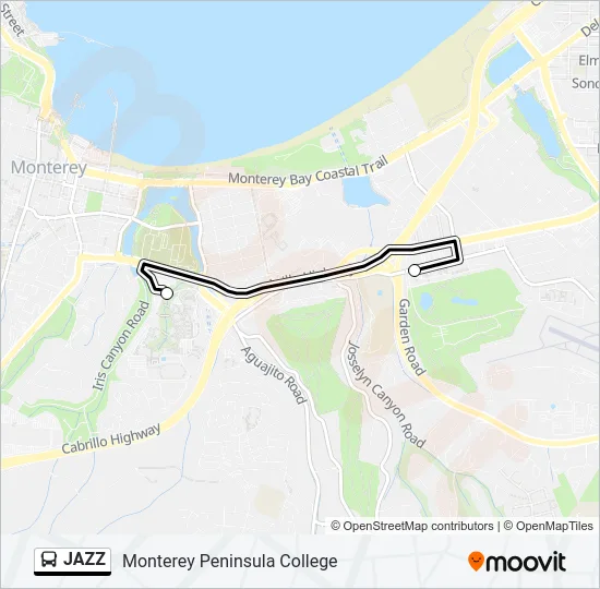 JAZZ Bus Line Map