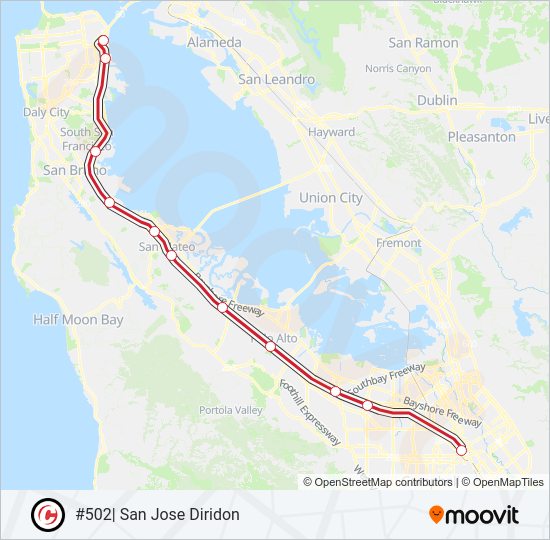 EXPRESS Train Line Map