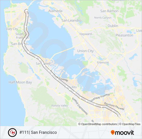 LOCAL WEEKDAY Train Line Map