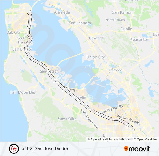 LOCAL WEEKDAY Train Line Map
