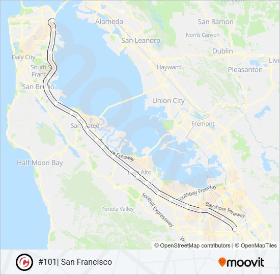 LOCAL WEEKDAY Train Line Map