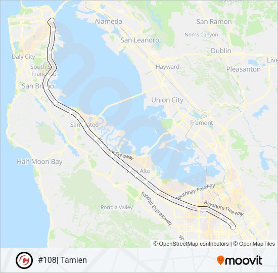 LOCAL WEEKDAY Train Line Map