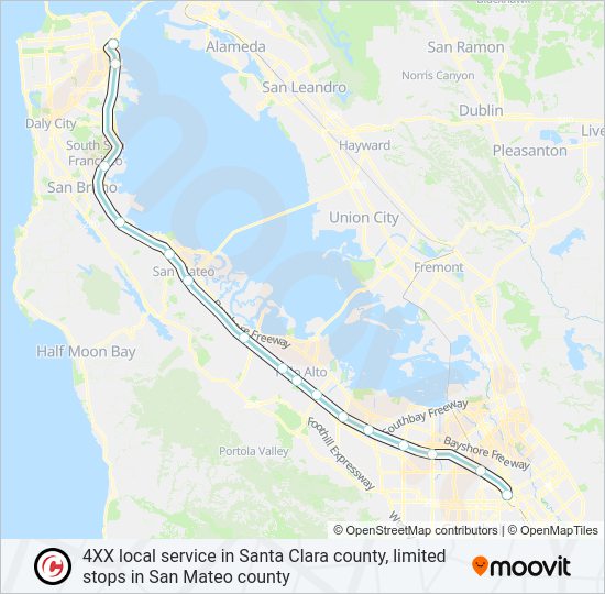 LIMITED Train Line Map