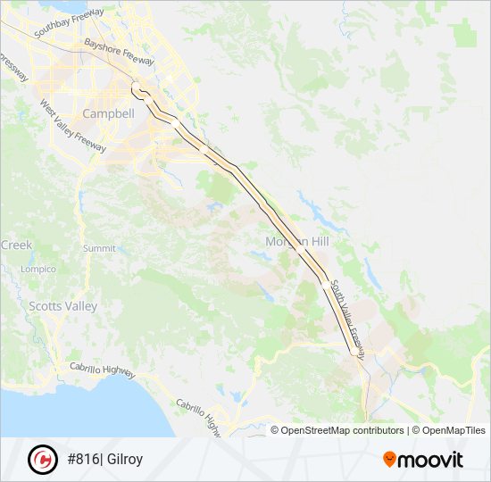SOUTH COUNTY CONNECTOR Train Line Map
