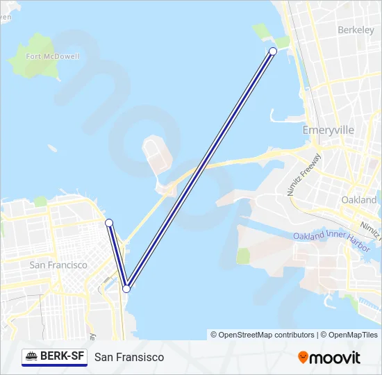 BERK-SF  Line Map