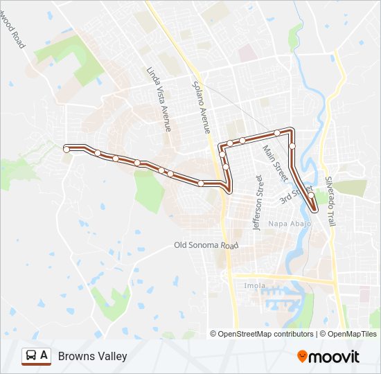 A Bus Line Map