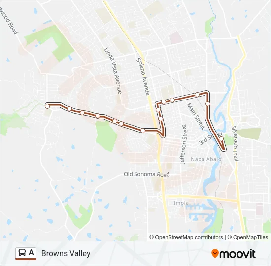A Bus Line Map