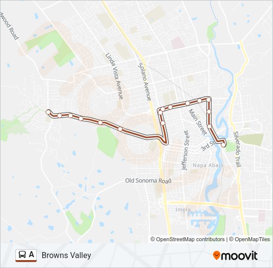 A Bus Line Map