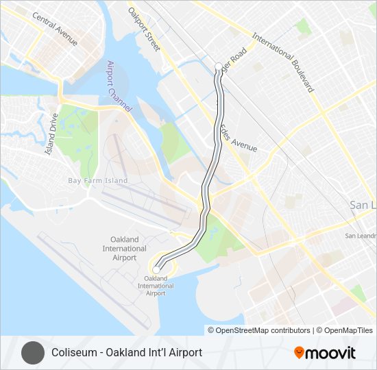 BG BART Line Map