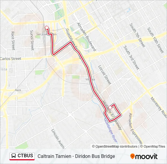 CTBUS Bus Line Map
