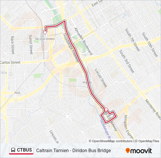 CTBUS Bus Line Map