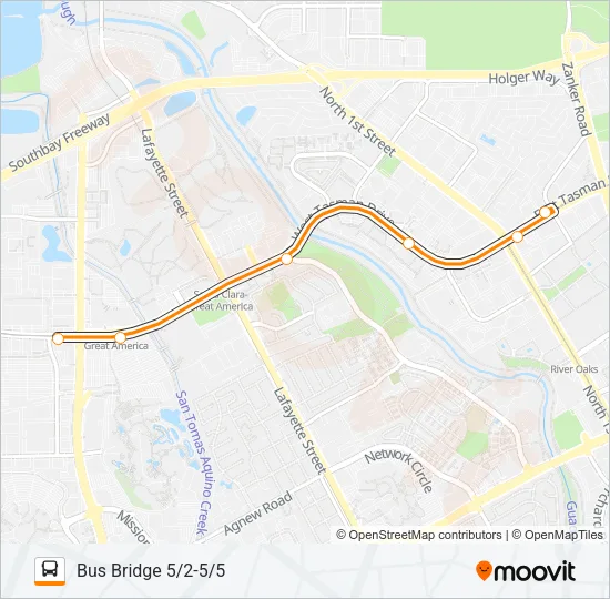 BB 5/2-5/5 Bus Line Map