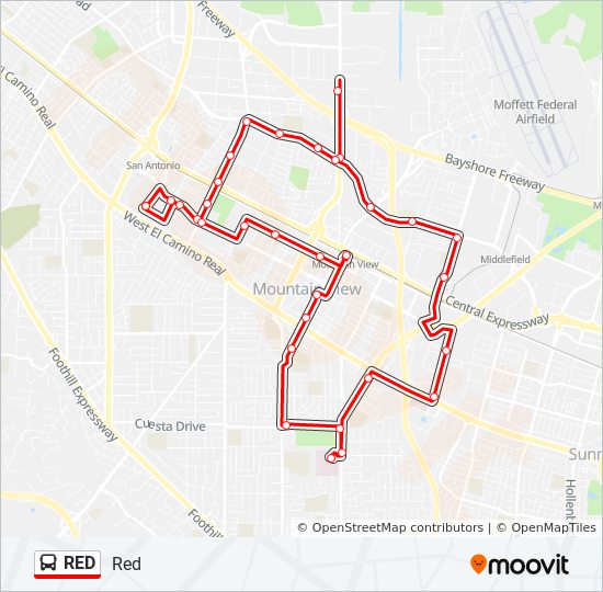 Red Bus Route Map Red Route: Schedules, Stops & Maps - Red (Updated)