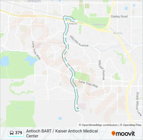 379 Bus Line Map