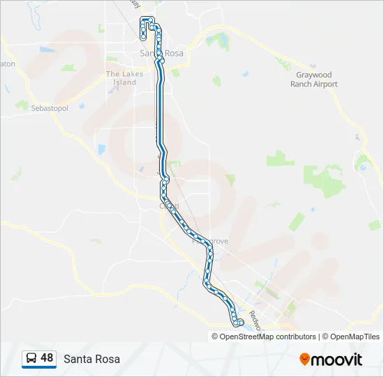 48 Bus Line Map