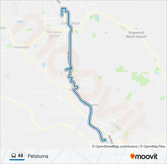48 Bus Line Map
