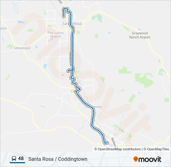 48 bus Line Map