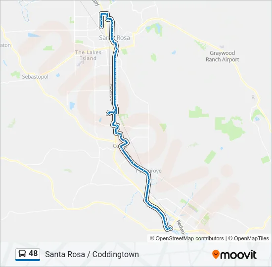 48 Bus Line Map
