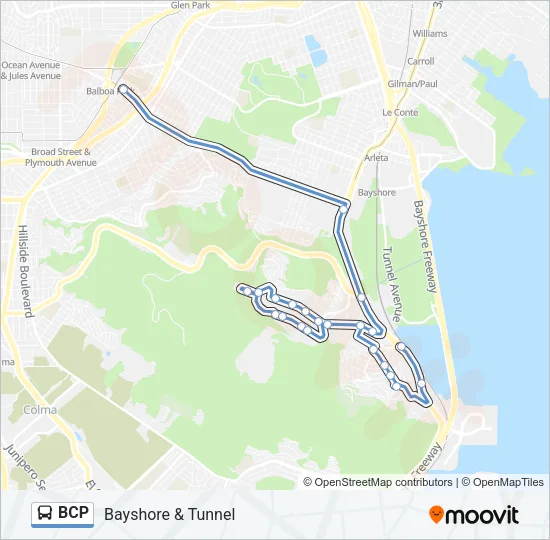 BCP Bus Line Map