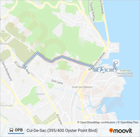 OPB Bus Line Map