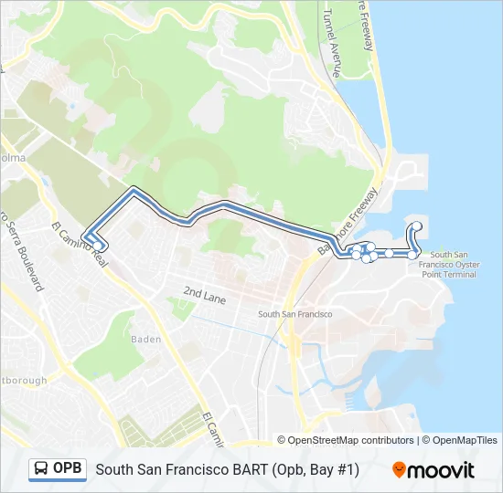 OPB Bus Line Map