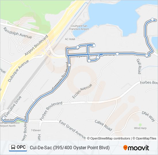 OPC bus Line Map