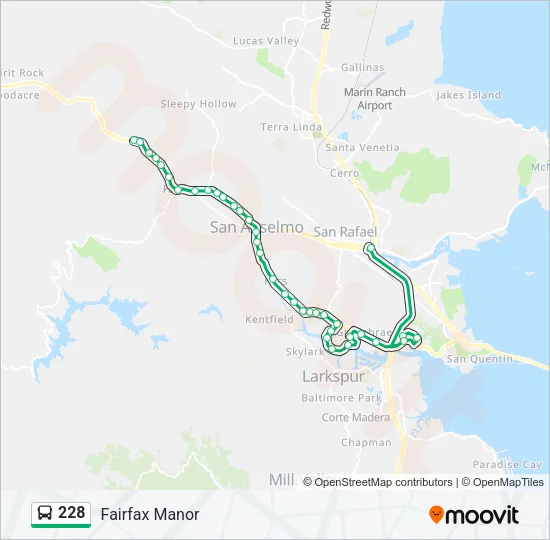 228 Bus Line Map