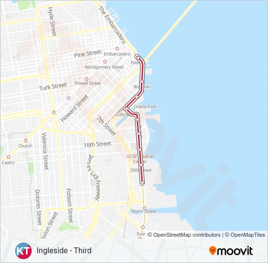 KT Light Rail Line Map