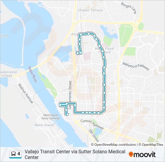 4 bus Line Map