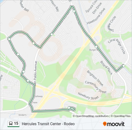 15 bus Line Map