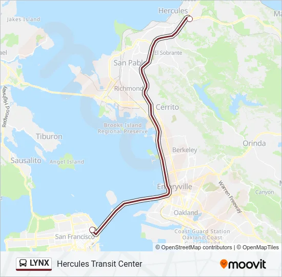 LYNX Bus Line Map