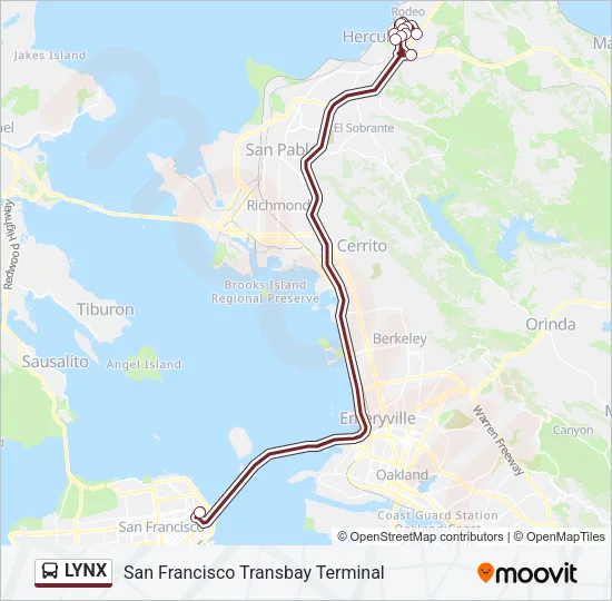 LYNX Bus Line Map