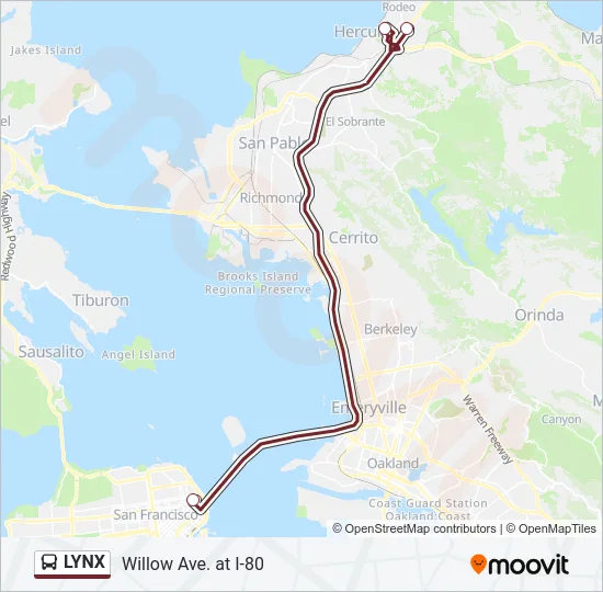 LYNX Bus Line Map