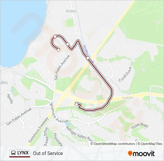 LYNX Bus Line Map