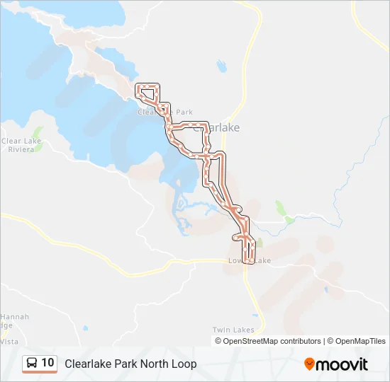 10 Bus Line Map