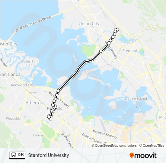 DB Bus Line Map