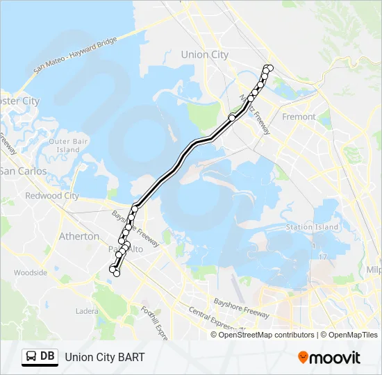 DB Bus Line Map