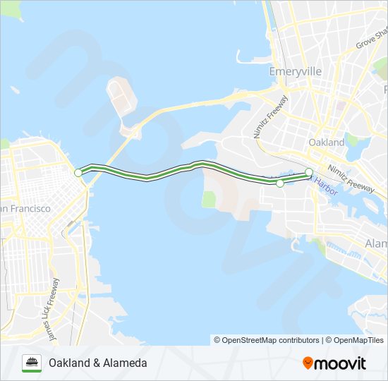 oakland alameda Route Schedules Stops Maps San Francisco
