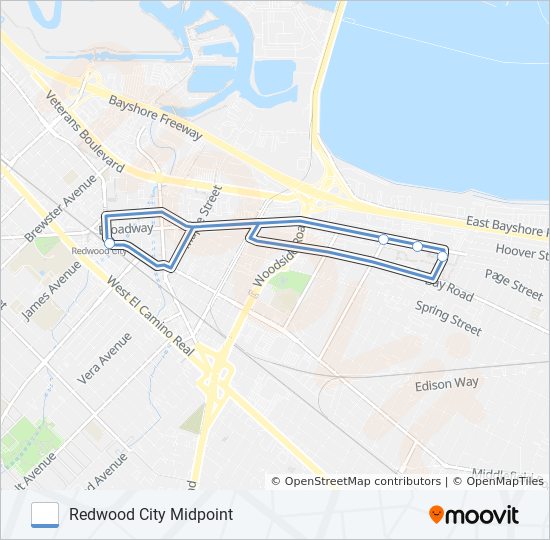 MPT SHUTTLE bus Line Map